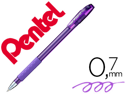 STYLO-BILLE PENTEL FEEL-IT CRITURE MOYENNE POINTE 0.7MM ENCRE COLORIS VIOLET