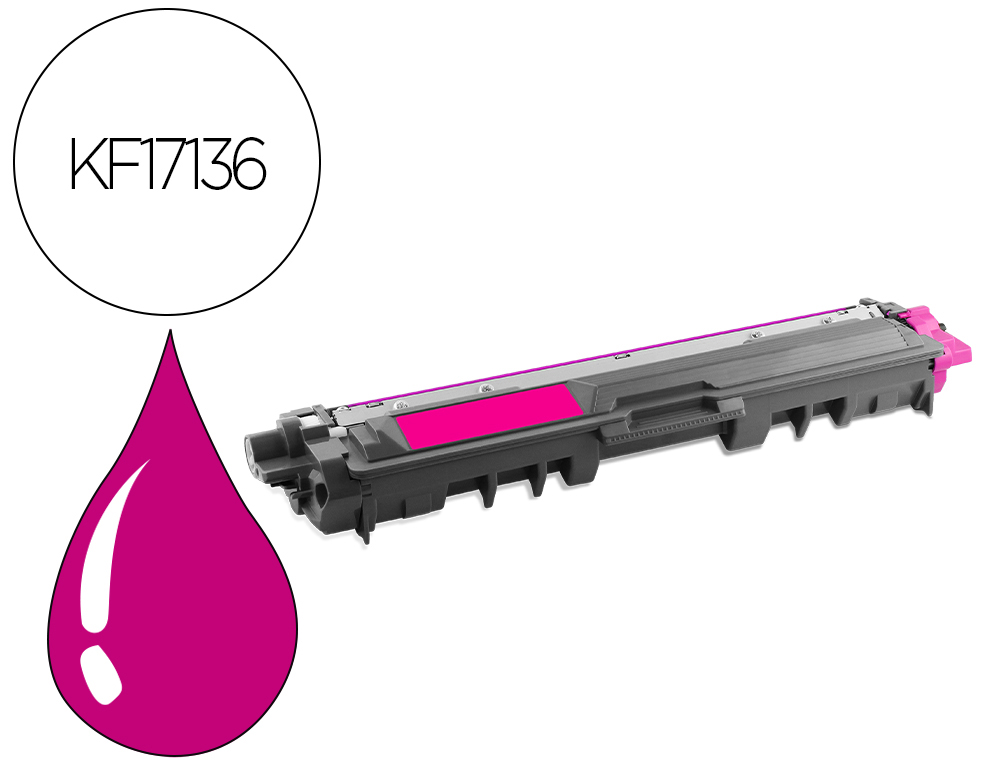 TONER Q-CONNECT COMPATIBLE BROTHER TN247M MAGENTA 2300P