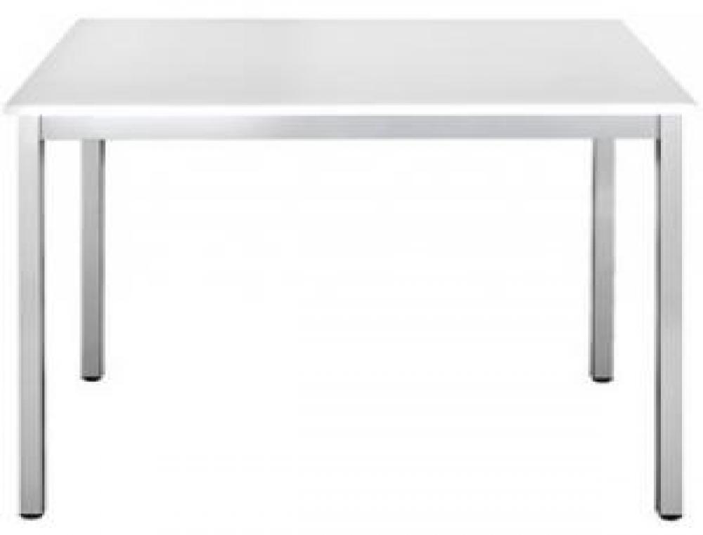 TABLE RECTANGLE 120X60 BL.P.ALTABLE MODULAIRE 4 PIEDS CARRS OU RONDS 120 X 60 - BLANC